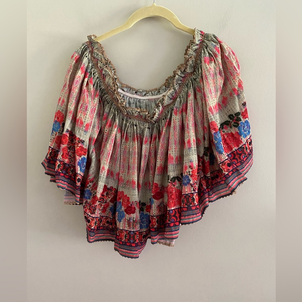 NEW Anthropologie Villa Midi Top size L new with tag nwt - Picture 10 of 11
